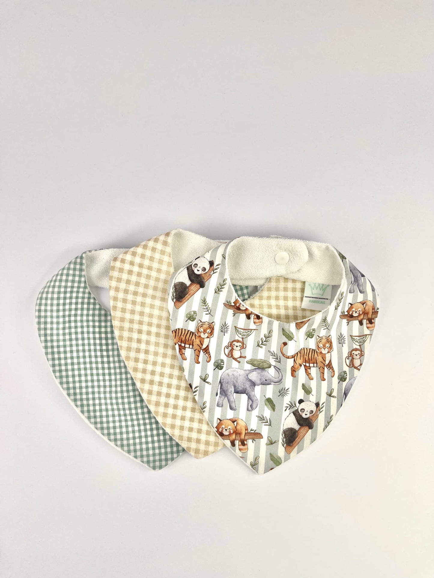 Conjunto de Babetes Bico Amigos da Selva