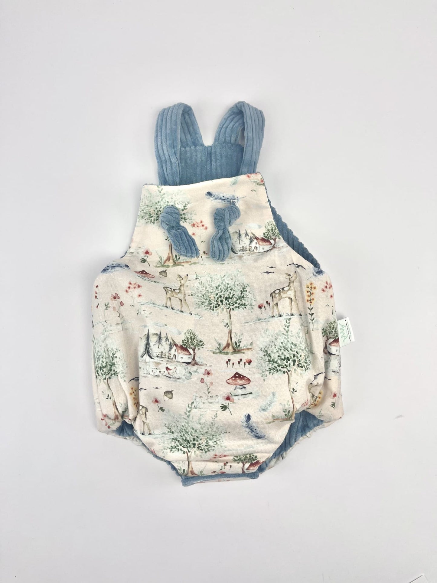 Conjunto Reversível Azul Vintage
