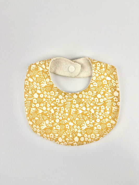 Babete Amarelo C/Flores