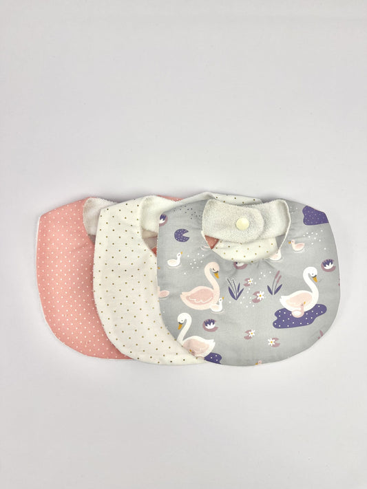Conjunto de Babetes Cisne Encantado
