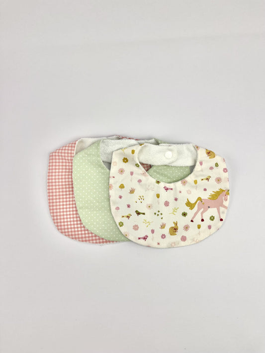 Conjunto de Babetes Jardim Encantado