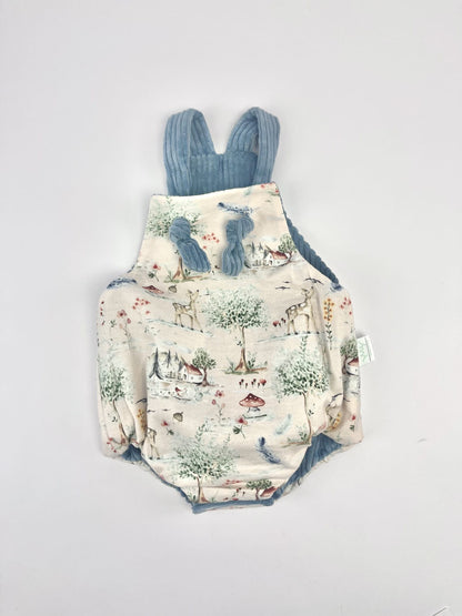 Conjunto Reversível Azul Vintage