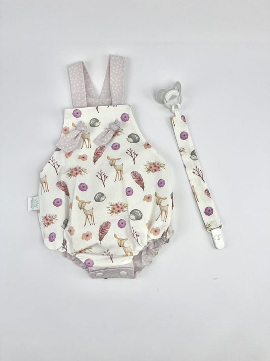Conjunto Reversível Bosque Rosa