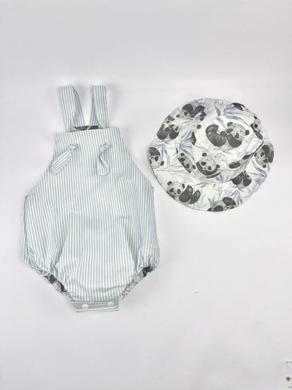 Conjunto Reversível Panda & Riscas