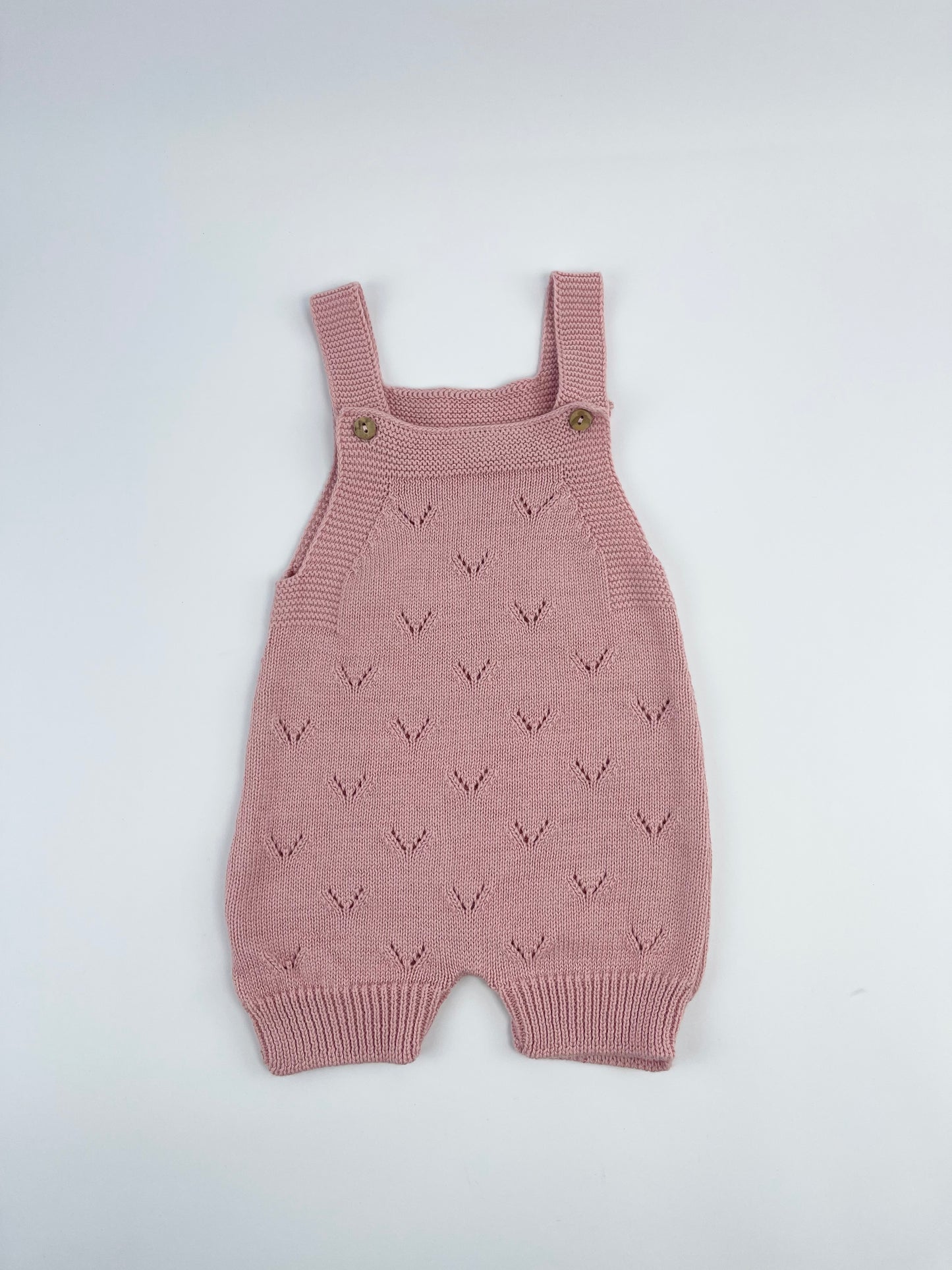Fofo de Malha Corações Rosa