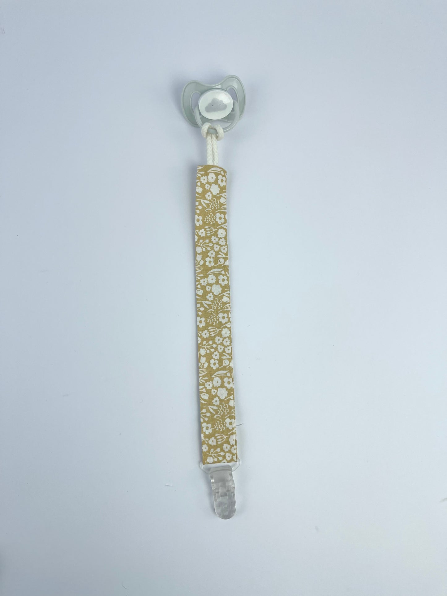 Prende Chucha Flores Amarelo